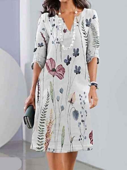 ELEANOR | FLORELE JURK MET NIVEAUS