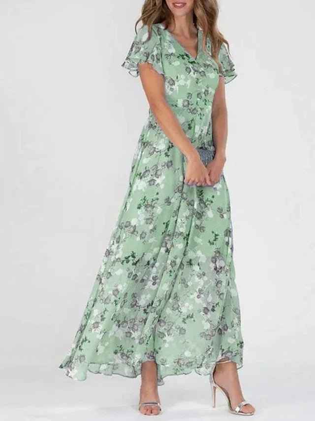 ZURI | ELEGANTE EN VLOEIENDE JURK MET SLANKMAKENDE EFFECT