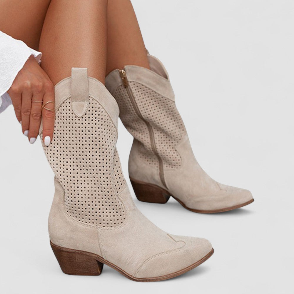 Rachel – Westernlaarzen met Gelzool