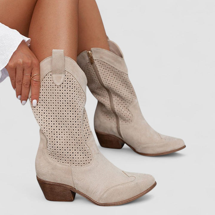 Rachel – Westernlaarzen met Gelzool