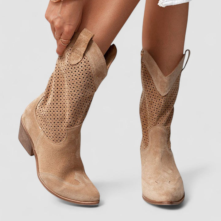 Rachel – Westernlaarzen met Gelzool