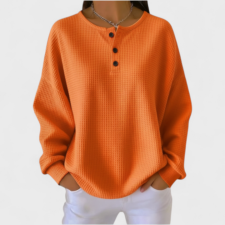 Jana | Trui in warme Oranje