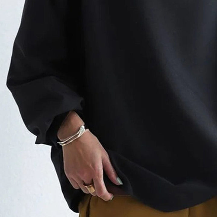 Lisa | Casual Top met Opstaande Kraag