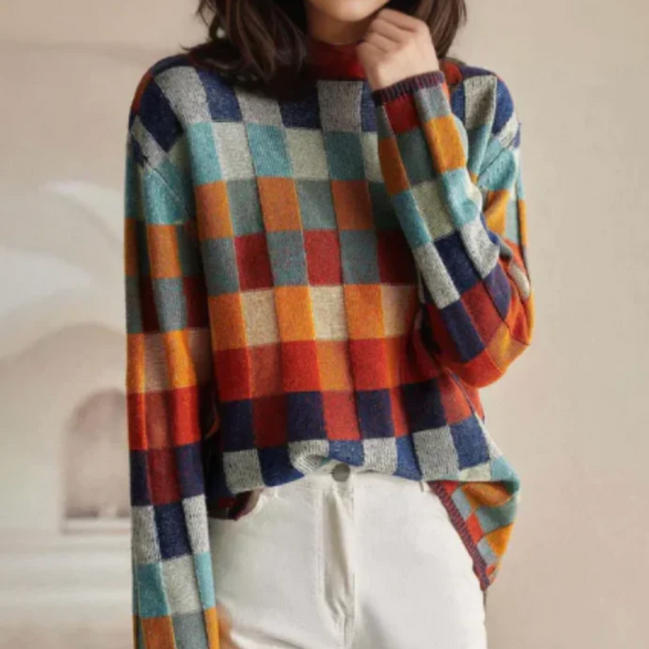 Isla | Knusse Trui in Vintage-stijl
