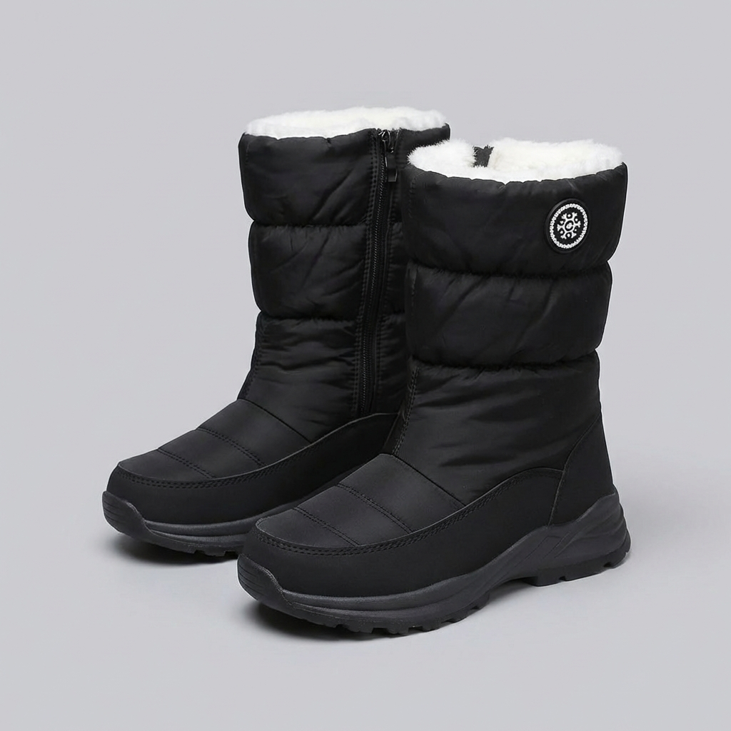 Mary – Waterdichte Winterlaarzen met Pluche Voering