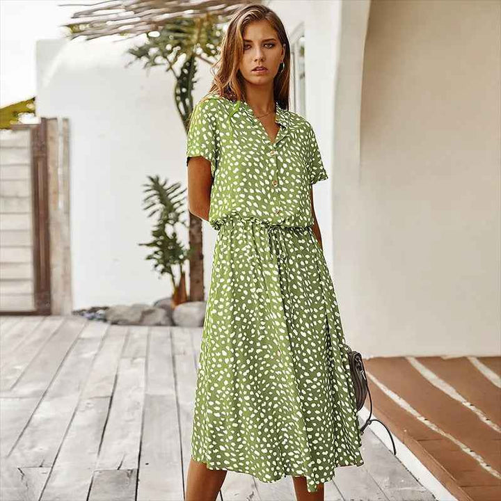 Faelina - Zomer jurk met print