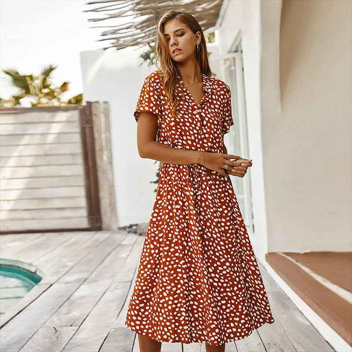 Faelina - Zomer jurk met print