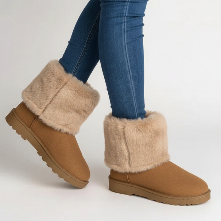 Willora – Winterlaarzen met Kraag van Imitatiebont