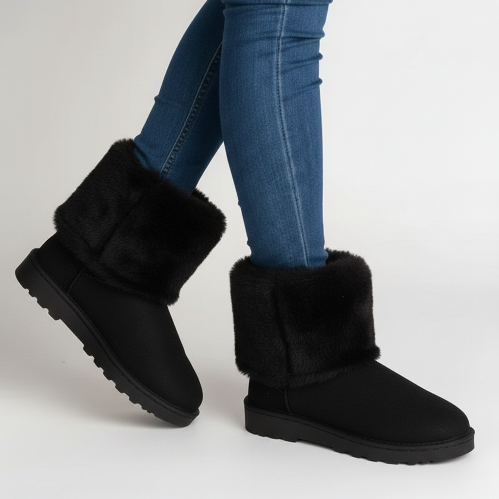 Willora – Winterlaarzen met Kraag van Imitatiebont